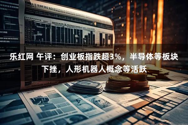 乐红网 午评：创业板指跌超3%，半导体等板块下挫，人形机器人概念等活跃