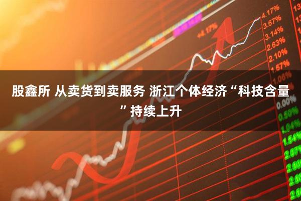 股鑫所 从卖货到卖服务 浙江个体经济“科技含量”持续上升